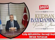 İRFAN TUTACAK’DAN KURBAN BAYRAMI MESAJI